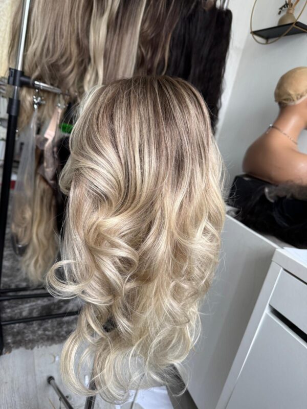 Ash Blonde Layered Luxe Wig