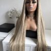 Custom Blonde Human hair wig
