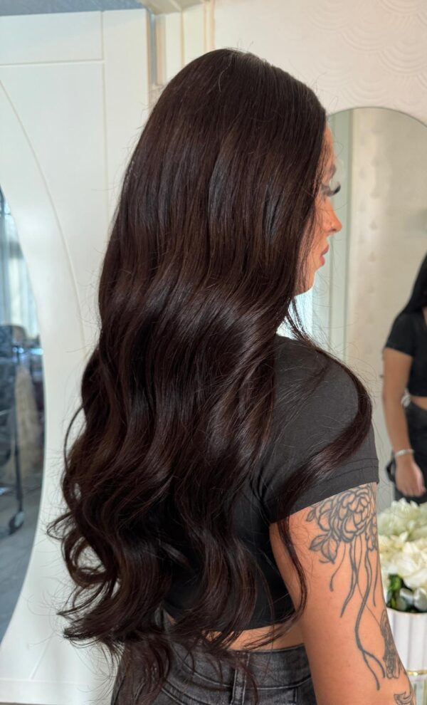 Natural Dark Brown wig custom order