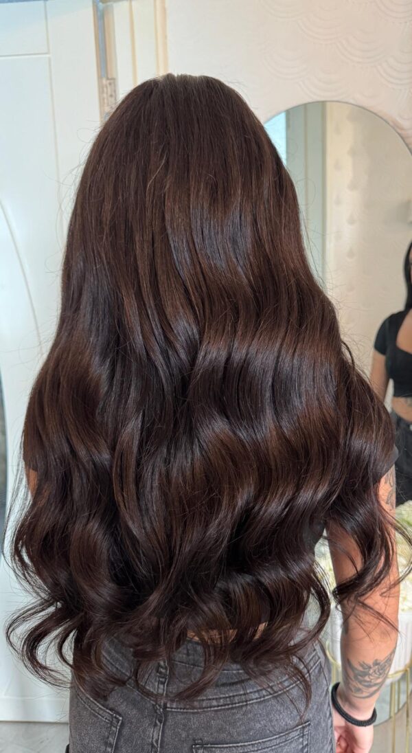 Natural Dark Brown wig custom order