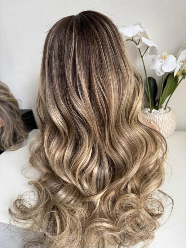 Balayage ombre Brown Wig