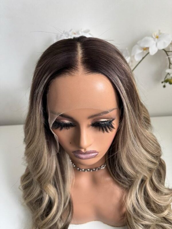 Balayage ombre Brown Wig