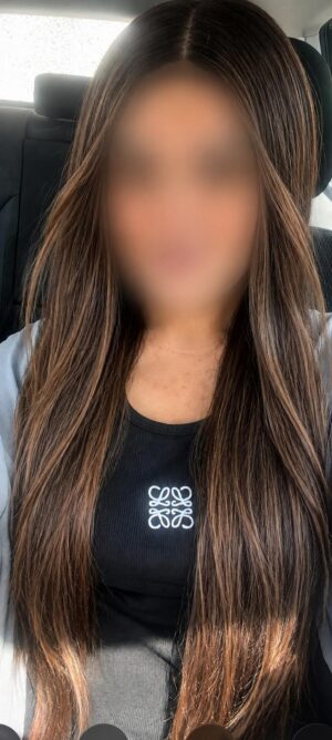 Custom Colour Dark Brown Wig with Highlights