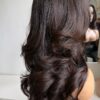 Dark Chocolate – 20” Layered Glueless Wig