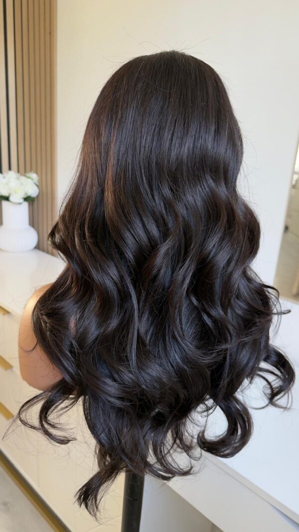 Natural Black Glueless Wig 20"