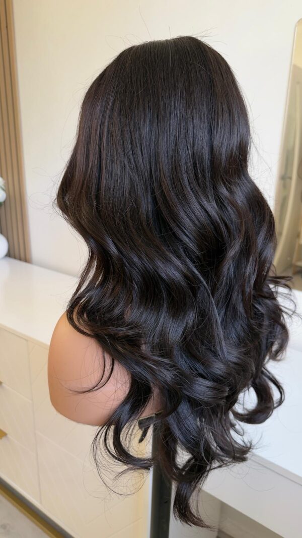 Natural Black Glueless Wig 20"