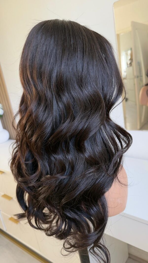 Natural Black Glueless Wig 20"